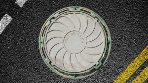 Manhole cover cast iron type C